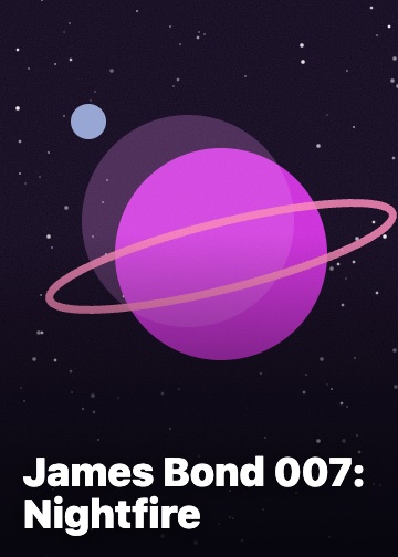 James Bond 007: Nightfire cover card