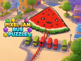 Pixel Jam Bus Puzzle screenshot